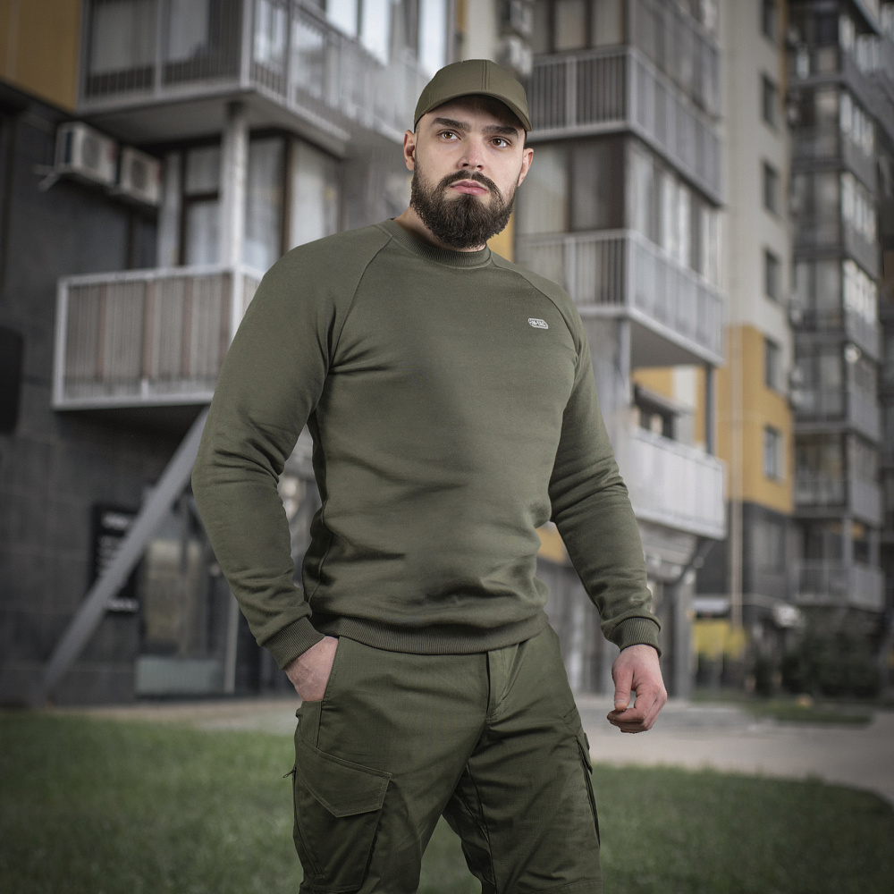 Світшот M-Tac Cotton Hard Army Olive Фото 3